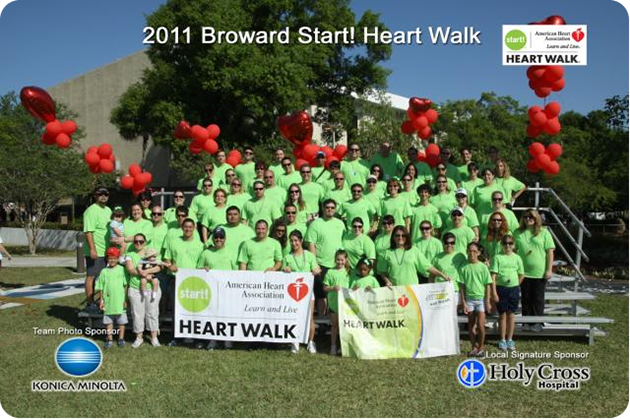 2011 Heart Walk Team